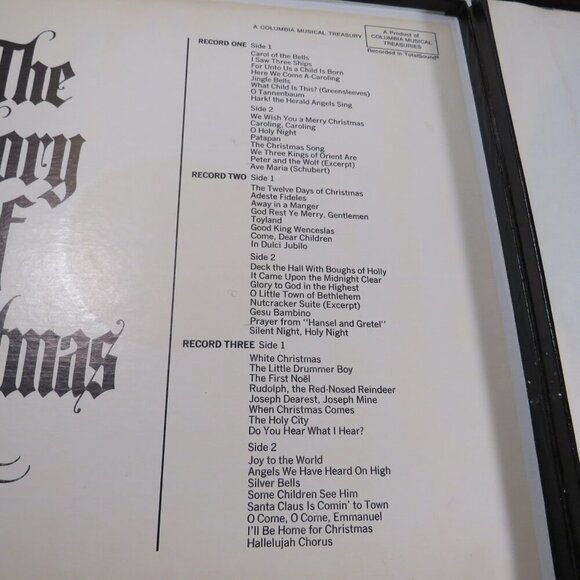 The Glory of Christmas (3) LP Vinyl Records Org.Box Columbia Musical Treasure - Picture 7 of 13